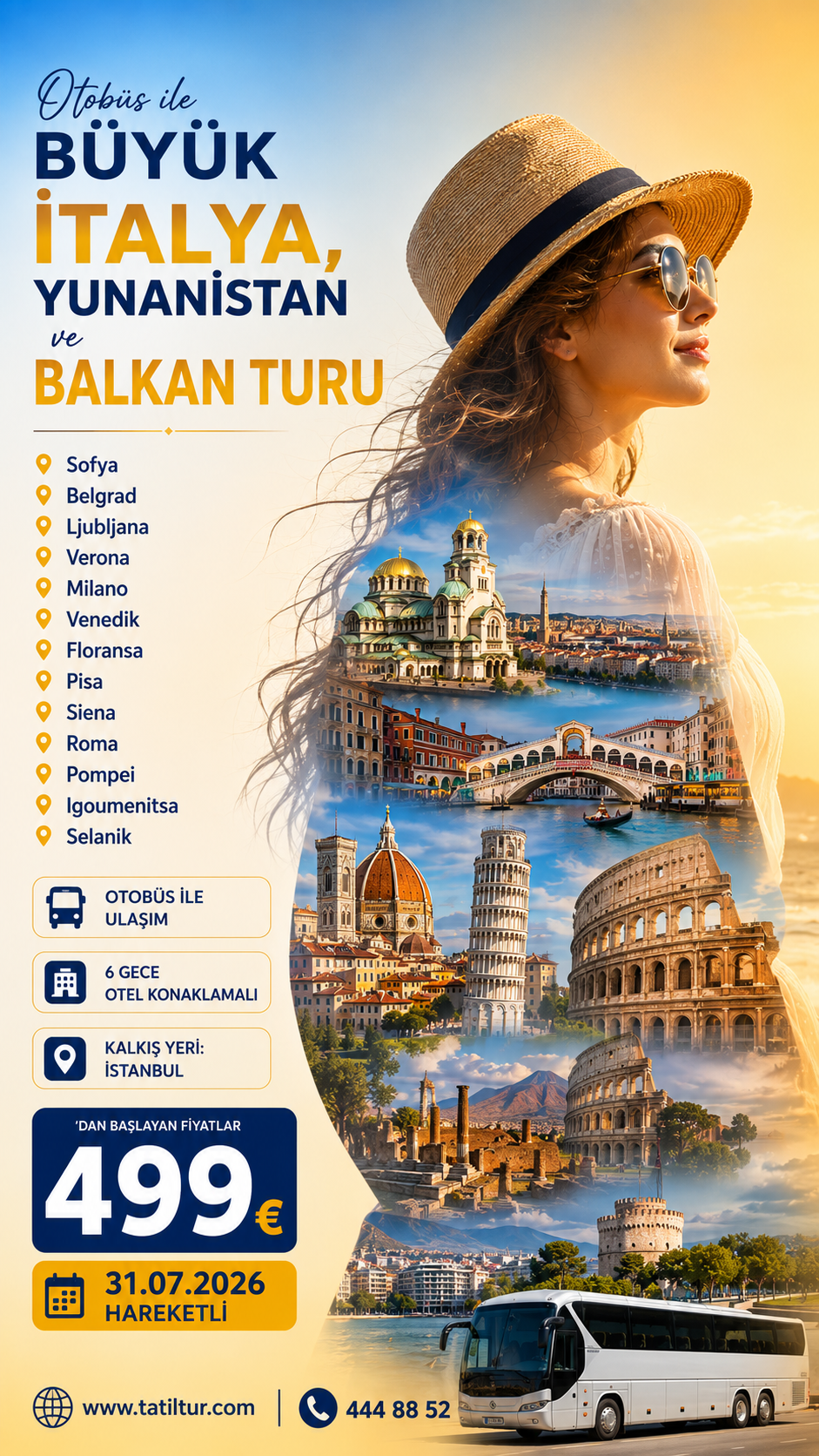 24 Temmuz 2026 Hareketli Yurt Dışı Turları