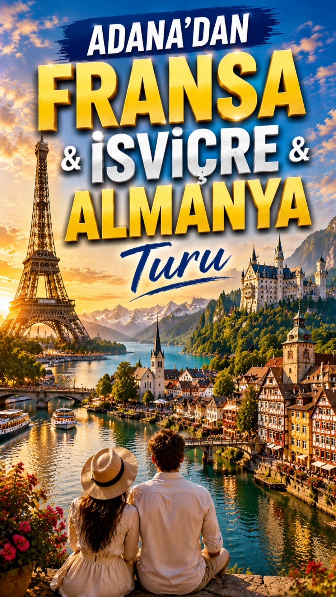 Adana'dan Fransa &İsviçre &Almanya Turu
