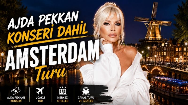Ajda Pekkan Konseri Dahil Amsterdam Turu