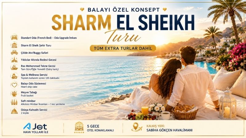 Balayı Özel Konsept Sharm El Sheikh Turu