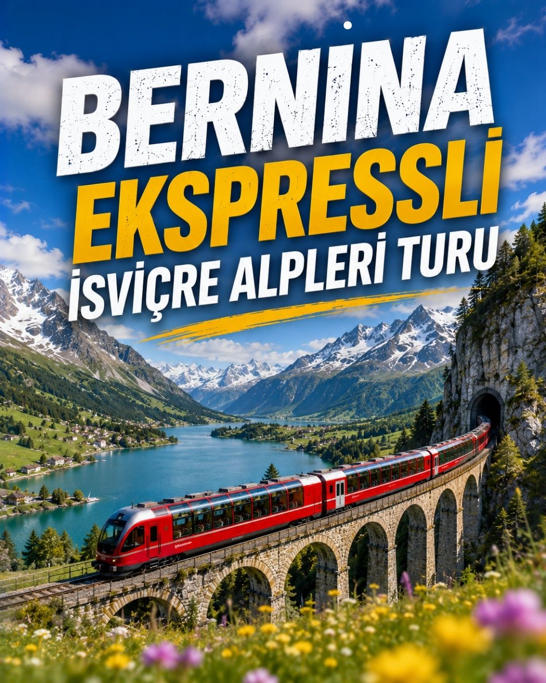Bernina Express ile İsviçre Alpleri Turu: Panoramik Dağ Rotası