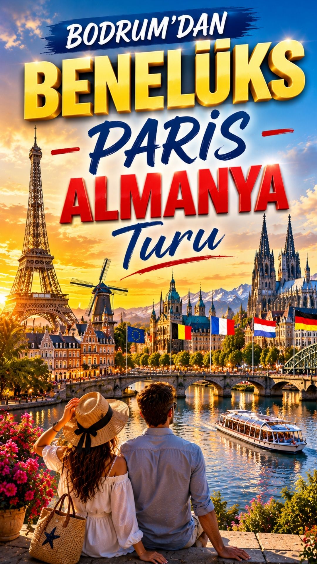 Bodrum'dan Benelüks - Paris - Almanya Turu