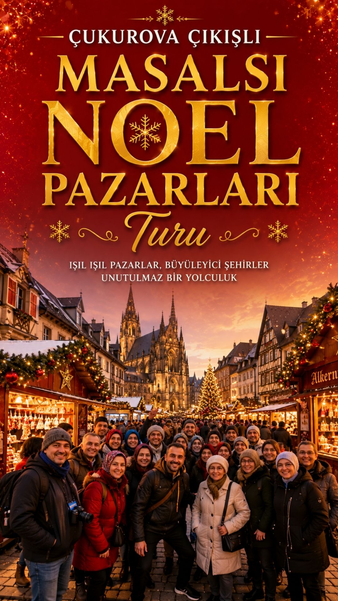 Çukurova Çıkışlı Masalsı Noel Pazarları Turu