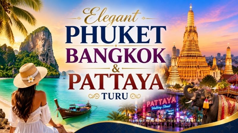 Ekstra Turlar Dahil Elegant Phuket &Bangkok &Pattaya Turu
