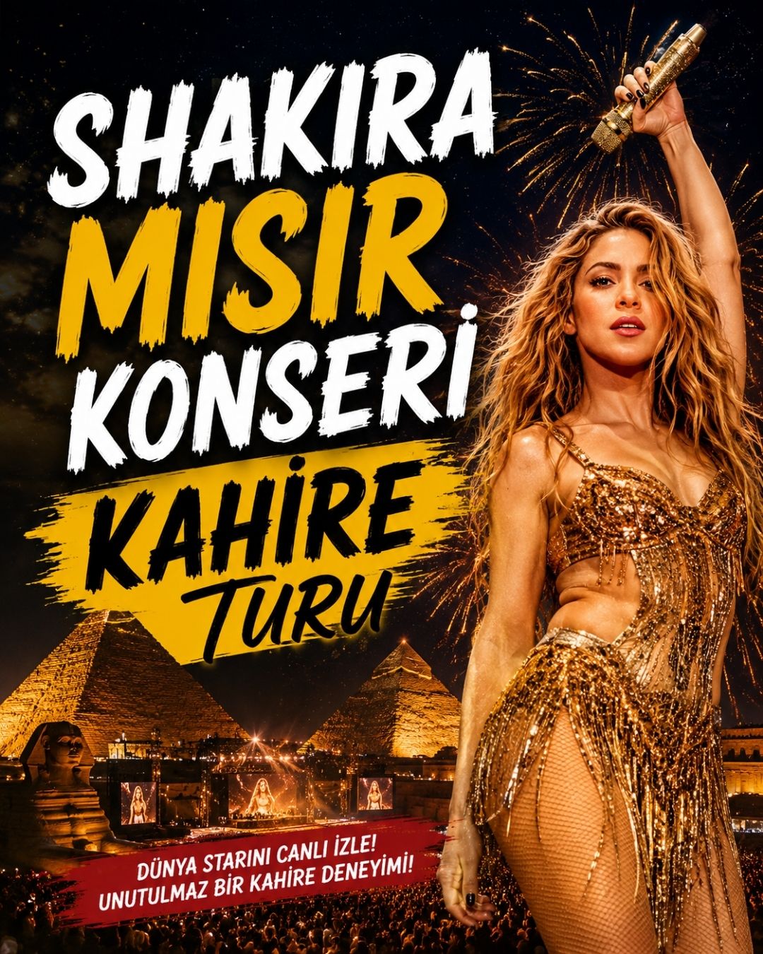 Elegant Shakira Mısır Konseri Kahire-Sharm El Sheikh