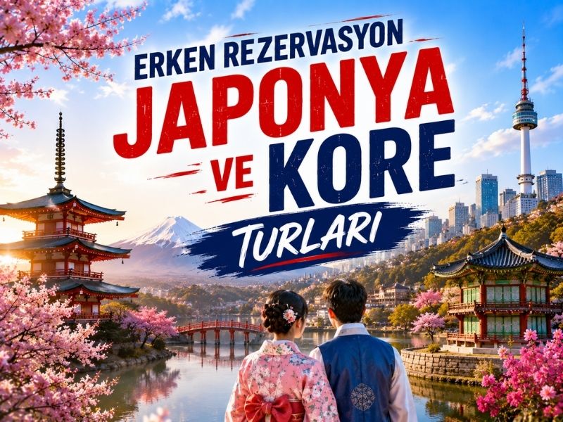 Erken Rezervasyon Japonya ve Güney Kore Turları