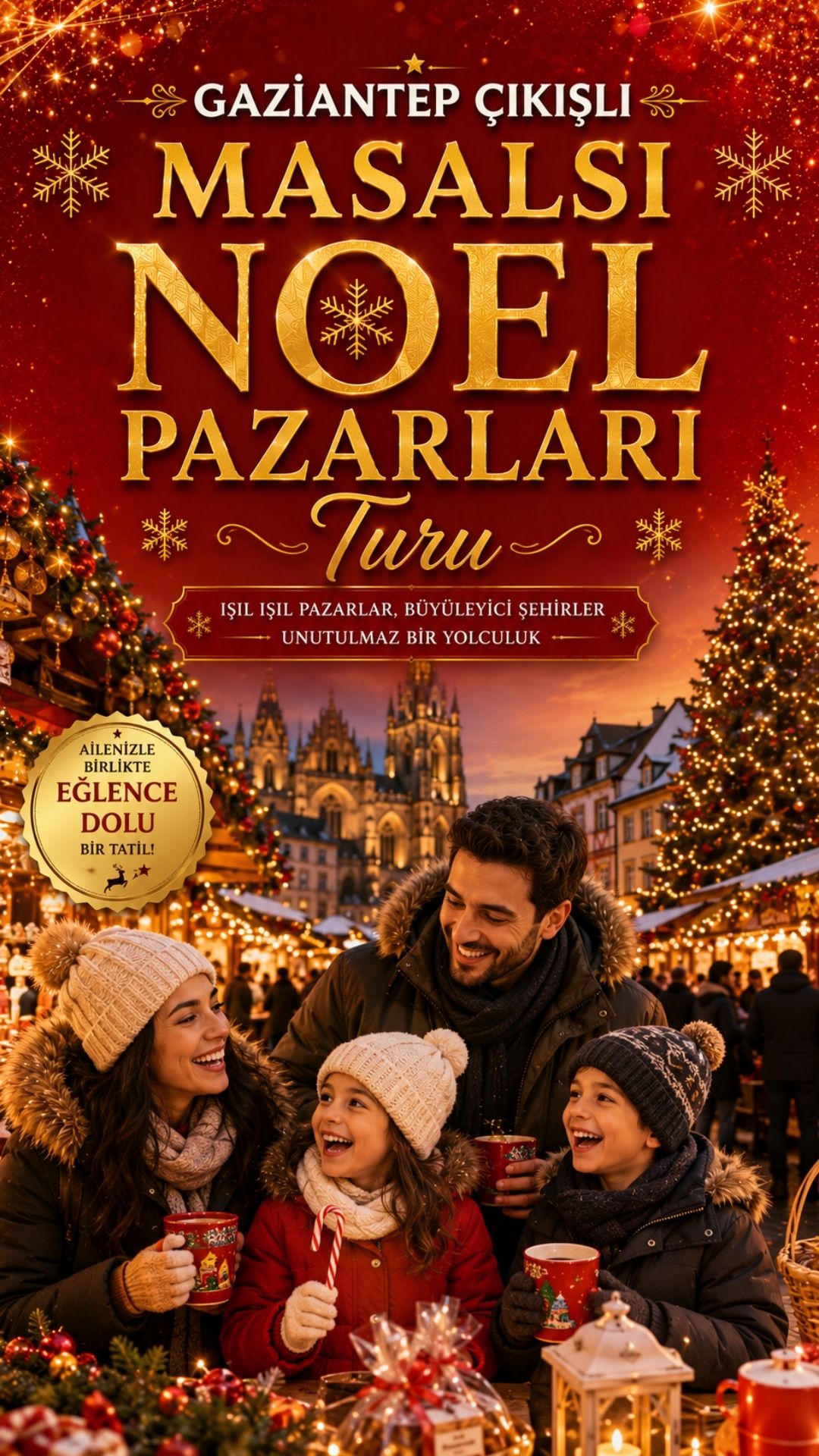 Gaziantep Çıkışlı Masalsı Noel Pazarları Turu