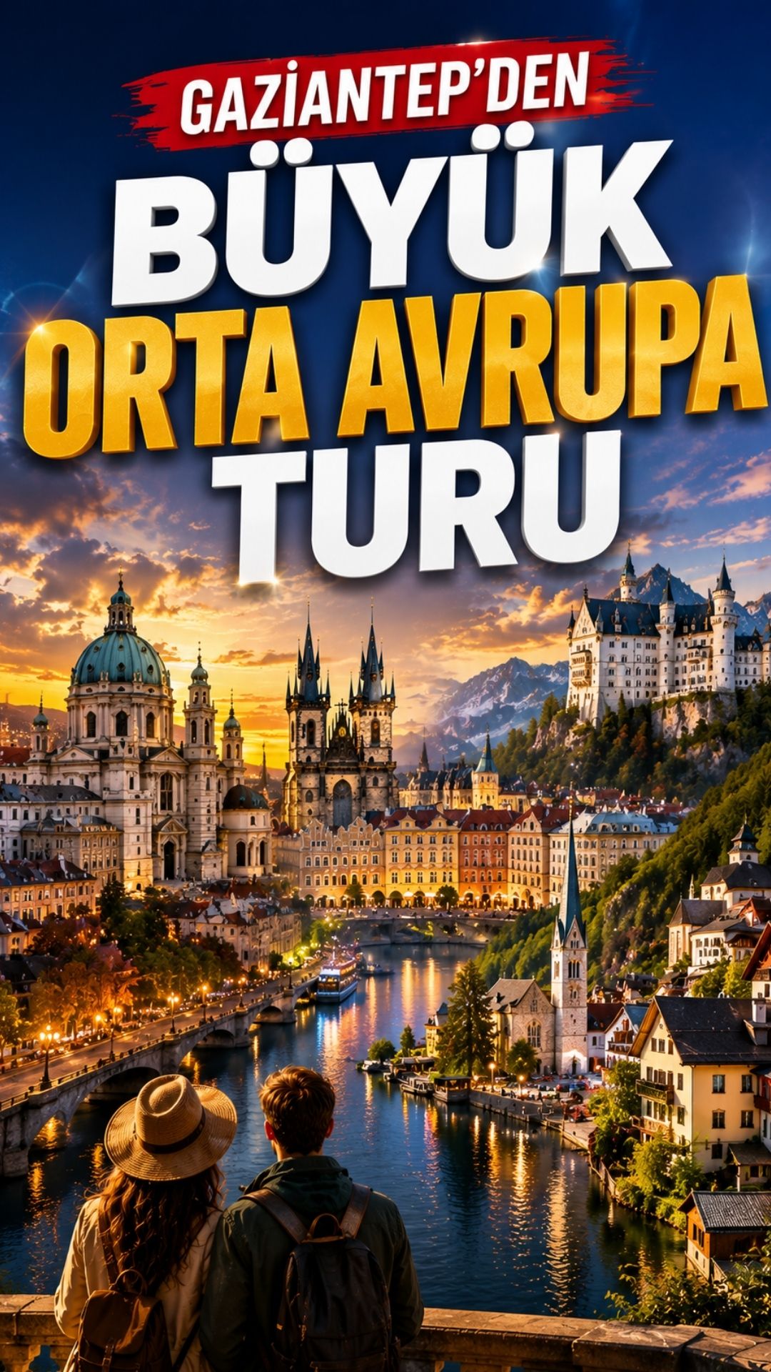 Gaziantep'den Büyük Orta Avrupa Turu