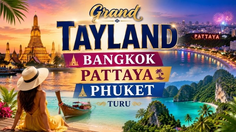 Grand Tayland Bangkok &Pattaya &Phuket Turu