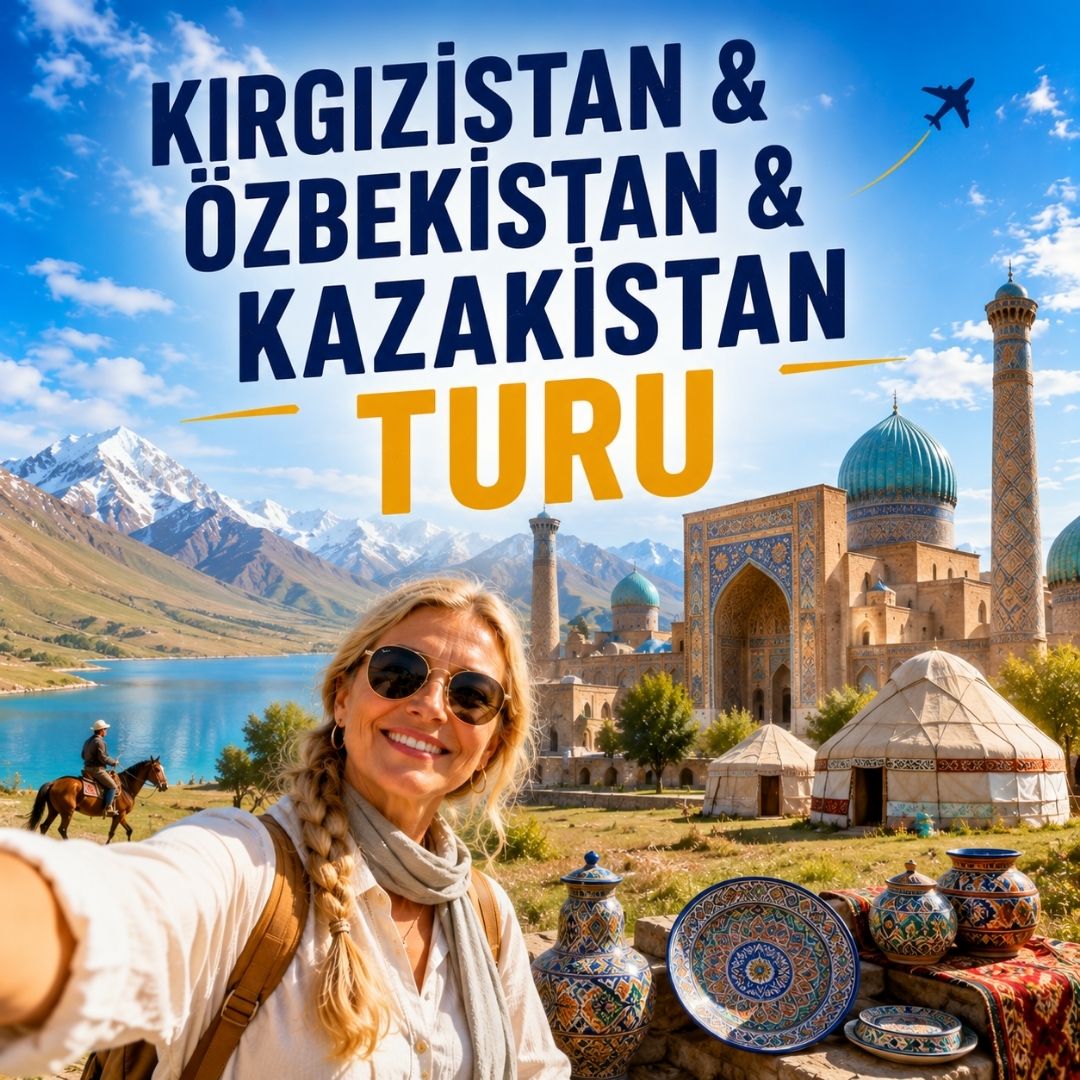 İzmir Çıkışlı Kırgızistan, Özbekistan ve Kazakistan Turu