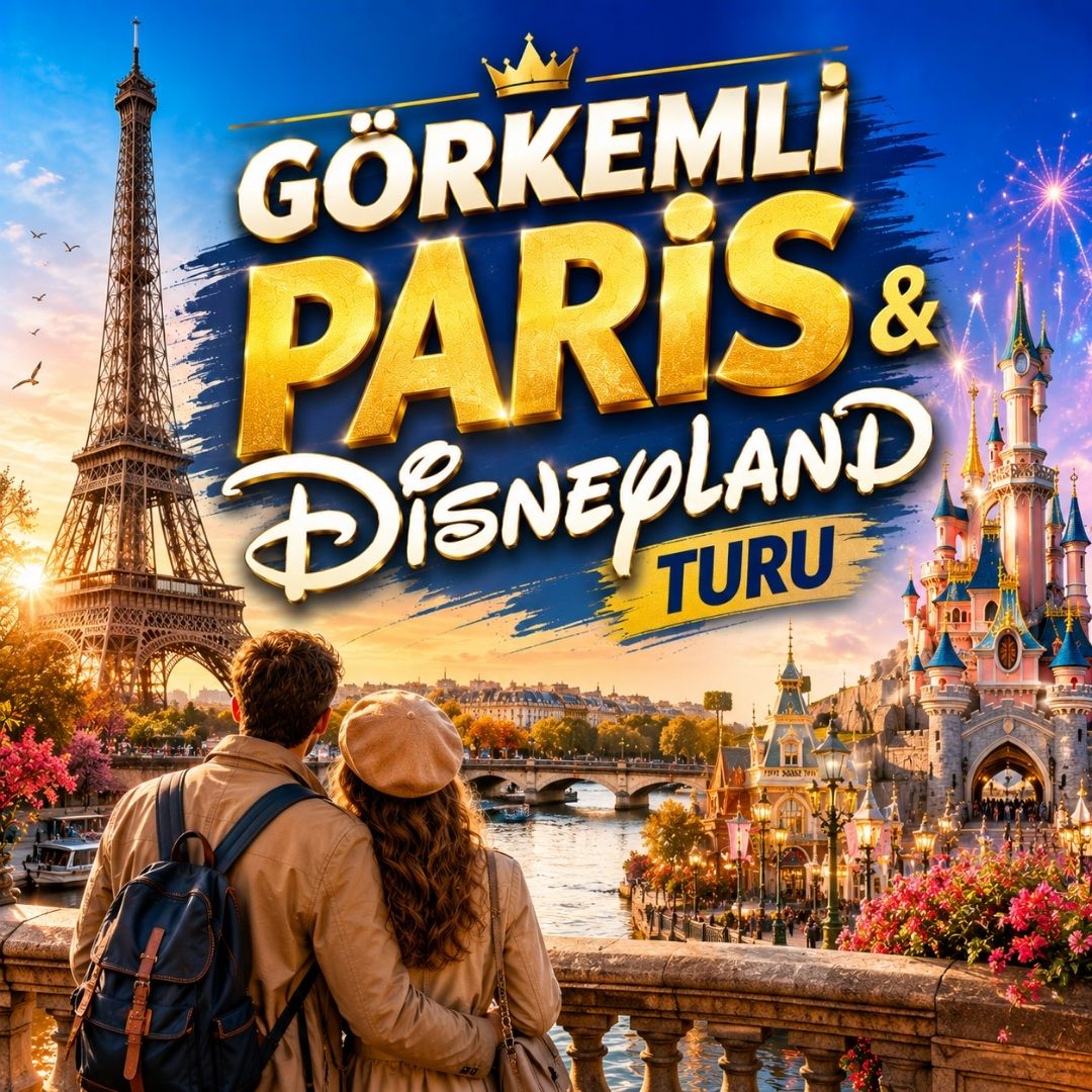 İzmir Çıkışlı Sömestre Özel Görkemli Paris &Disneyland Turu
