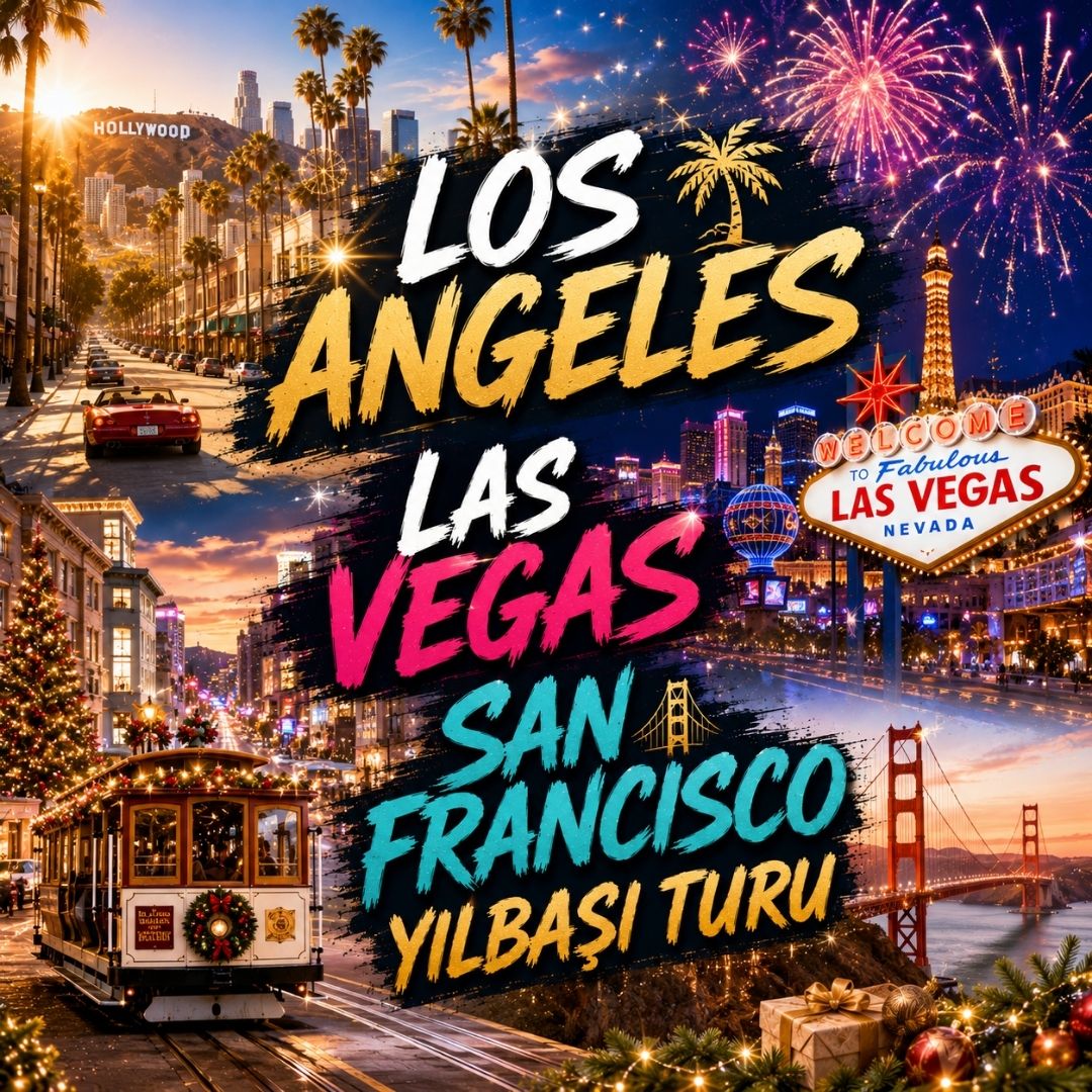 Los Angeles, Las Vegas &San Francisco Yılbaşı Turu