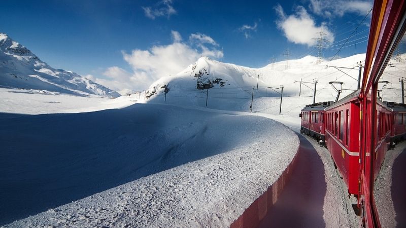 Bernina Express / Red Trainli Alplerin Kalbi & Masal Köyleri Turu Ajet Hy. İle (Extra Turlar Ve Çevre Gezileri Dahil)