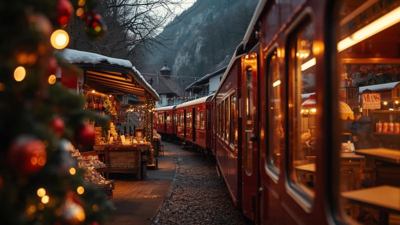 Kıbrıs'tan  Bernina Express / Red Trainli Noel Pazarları Ajet ile 4 Gece