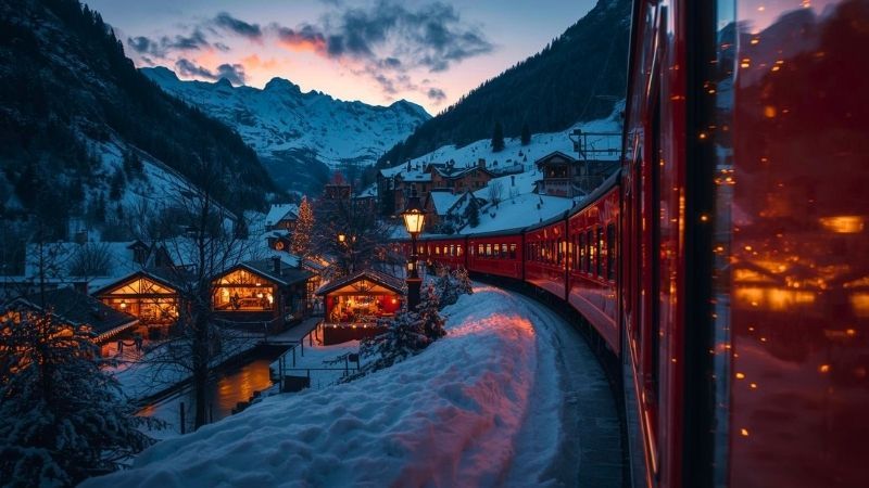 Gaziantep'den Bernina Express / Red Trainli Noel Pazarları Ajet ile 4 Gece