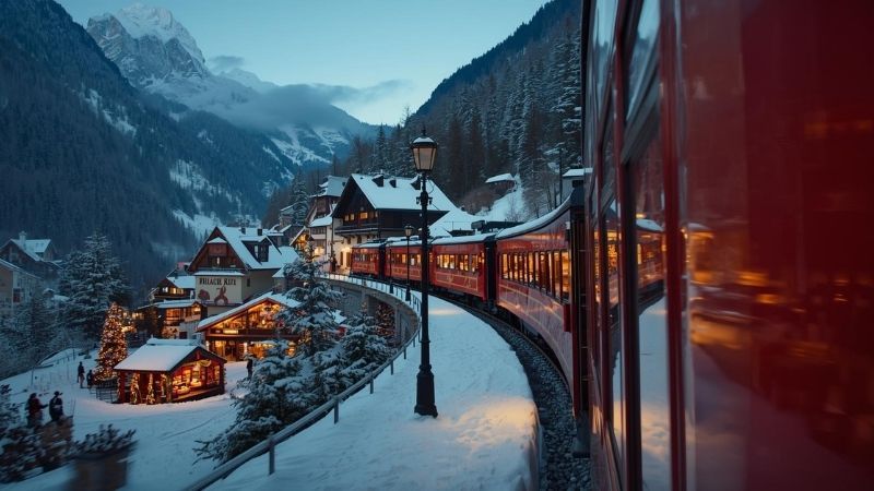 Bernina Express / Red Trainli Noel Pazarları Ajet ile 4 Gece