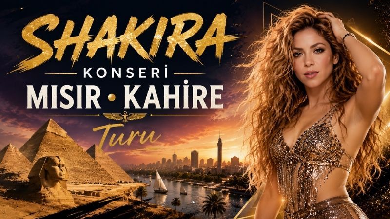 Prestij Kahire- Shakira Konseri Turu Air Cairo İle 3 Gece