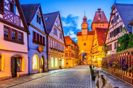 Deluxe Romantik Şehirler Turu Hallstatt Würzburg Rothenburg Strasbourg Alsace Colmar